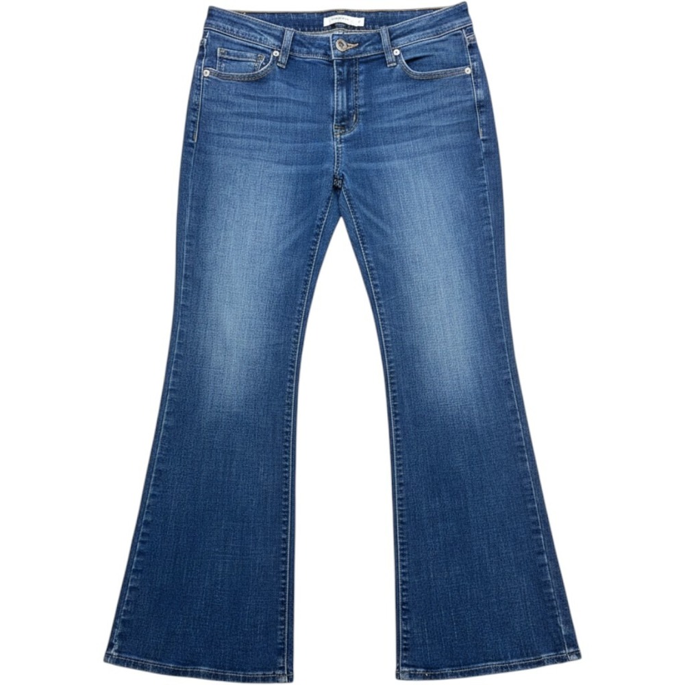 Levis 529 Curvy Bootcut Jeans Womens 12 Blue Stretch Denim Medium Wash Y2K